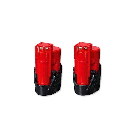 12V 2.5Ah Li-Ion Rechargeable Drill Pack Battery 2PK -  IP POWER, IP-LI-MIL1225-2